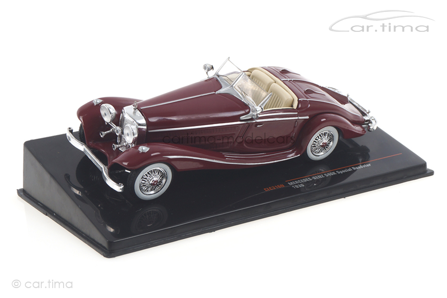 Mercedes-Benz 540K Spezial Roadster (W29) 1936 dunkelrot IXO 1:43 CLC316N Mercedes-Benz 540K Spezial Roadster (W29) 1936 dunkelrot IXO 1:43 CLC316N