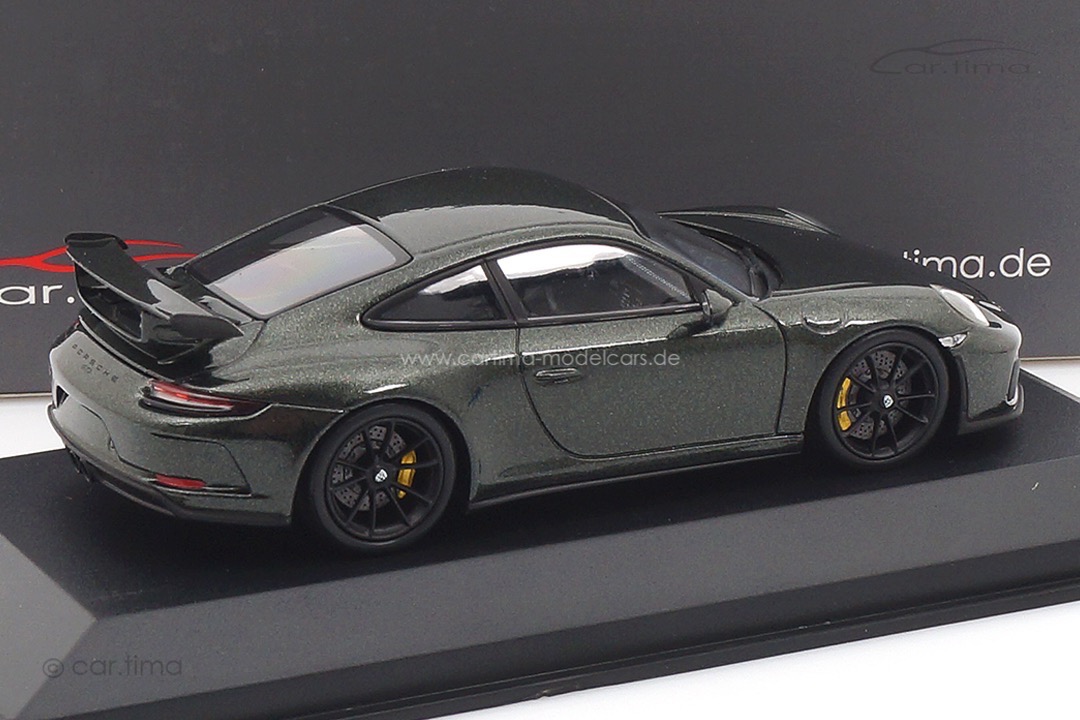 Porsche 911 (991 II) GT3 Oakgrün/Rad schwarz Minichamps car.tima CUSTOMIZED 1:43