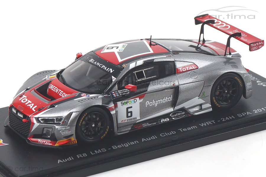 Audi R8 LMS 24h Spa 2017 Richelmi/Berthon/Tréluyer Spark 1:43 SB169 Audi R8 LMS 24h Spa 2017 Richelmi/Berthon/Tréluyer Spark 1:43 SB169