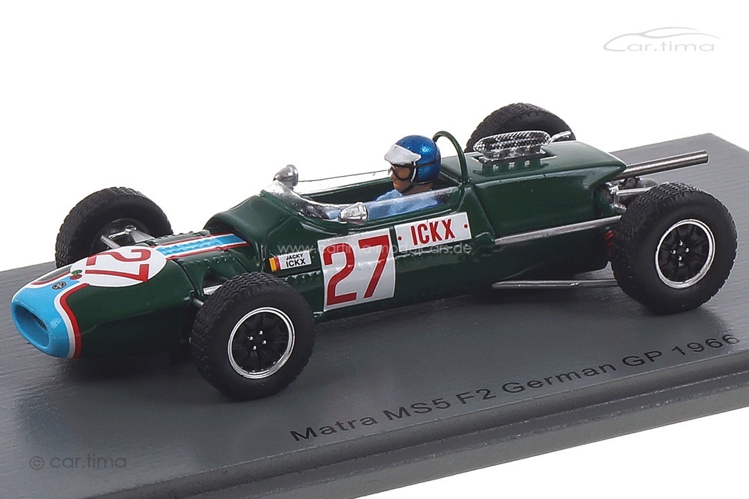 Matra MS5 F2 GP Deutschland 1966 Jacky Ickx Spark 1:43 S4309 Matra MS5 F2 GP Deutschland 1966 Jacky Ickx Spark 1:43 S4309