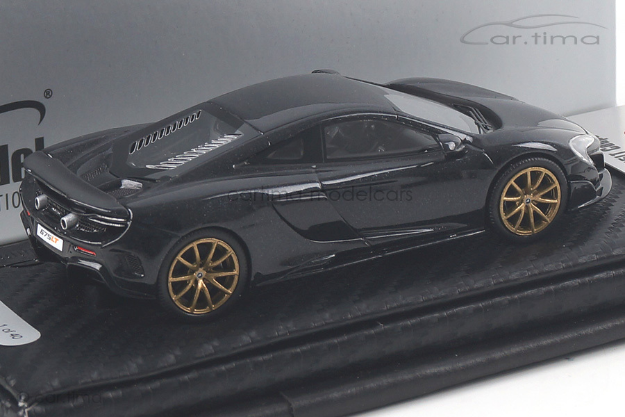 McLaren 675 LT Onix black Tecnomodel 1:43 T43-EX01B McLaren 675 LT Onix black Tecnomodel 1:43 T43-EX01B