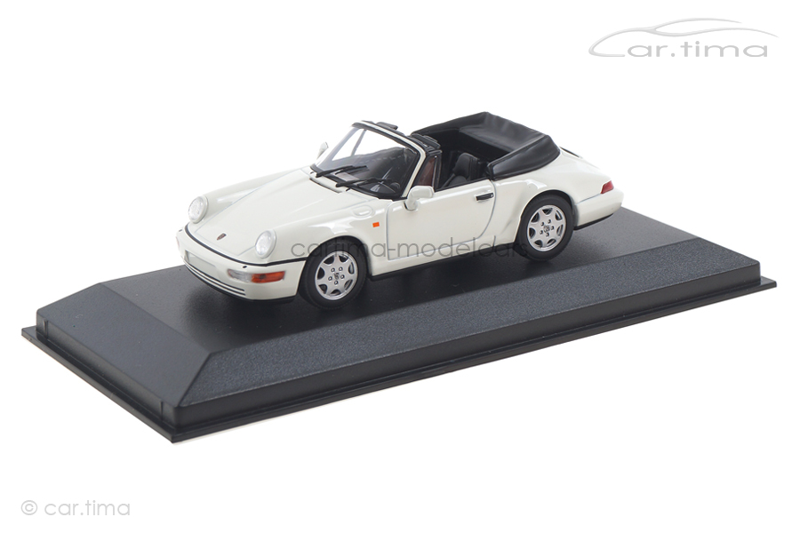Porsche 911 (964) Carrera 4 Cabriolet weiß 1990 Minichamps 1:43 940067330 Porsche 911 (964) Carrera 4 Cabriolet weiß 1990 Minichamps 1:43 940067330