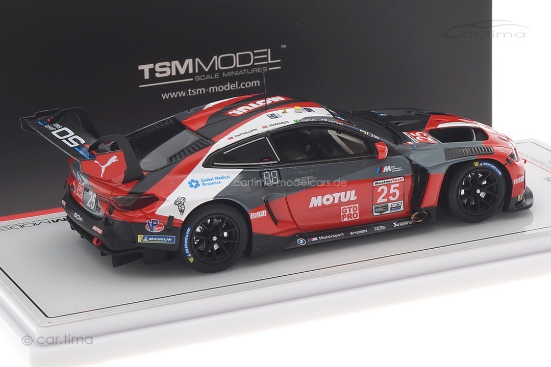 BMW M4 GT3 24h Daytona 2022 de Philippi/Edwards/Farfus/Krohn TSM 1:43 TSM430609 BMW M4 GT3 24h Daytona 2022 de Philippi/Edwards/Farfus/Krohn TSM 1:43 TSM430609
