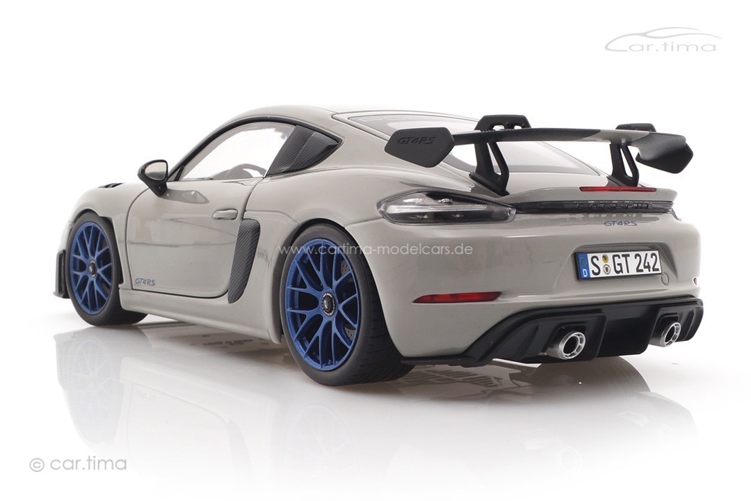 Porsche 718 Cayman GT4 RS Weissach Package Kreide Norev 1:18 187253