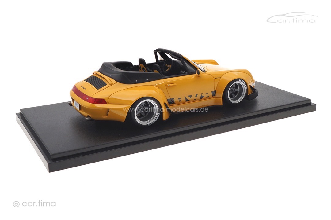 RWB Bodykit Nohra auf Basis Porsche 911 (993) gelb GT Spirit 1:18 GT450 RWB Bodykit Nohra auf Basis Porsche 911 (993) gelb GT Spirit 1:18 GT450