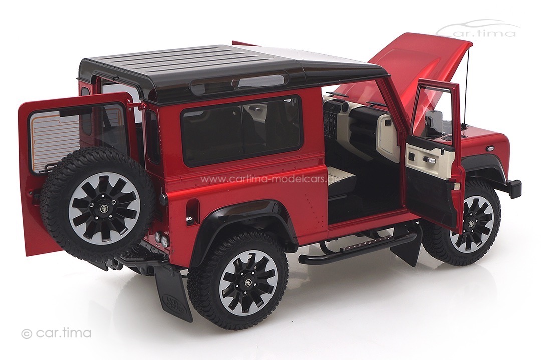 Land Rover Defender 90 Works 2018 rot LCD Models 1:18 LCD18007-RE