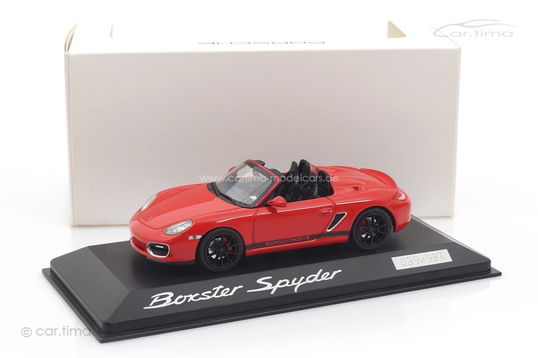 Porsche Boxster Spyder (987) Indischrot Minichamps 1:43 PD04311007