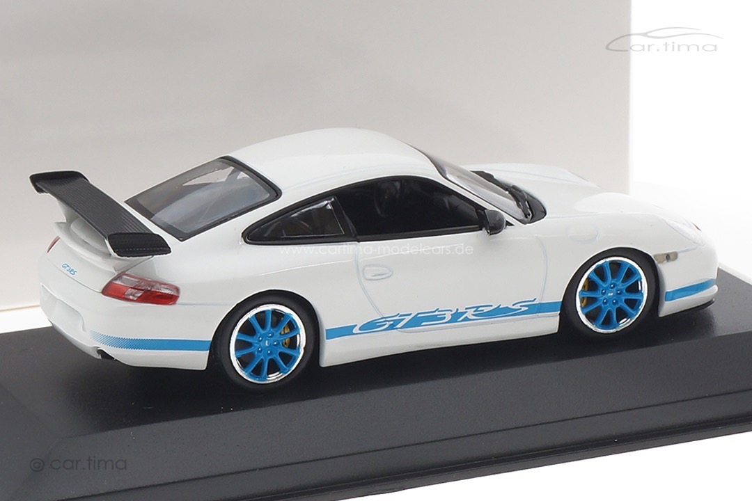 Porsche 911 (996) GT3 RS weiß/blau Minichamps 1:43 403062029 Porsche 911 (996) GT3 RS weiß/blau Minichamps 1:43 403062029