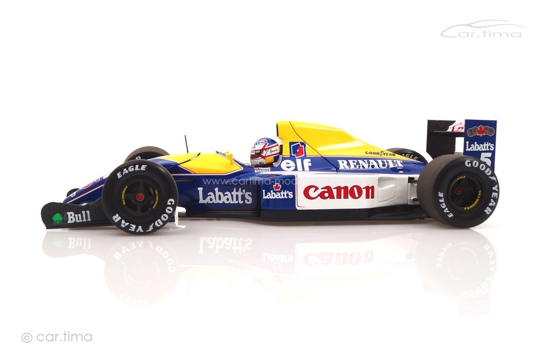 Williams Renault FW14B Nigel Mansell World Champion 1992 Minichamps 1:18 110920005 Williams Renault FW14B Nigel Mansell World Champion 1992 Minichamps 1:18 110920005