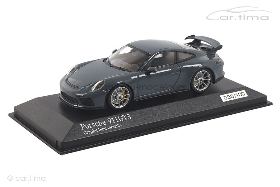 Porsche 911 (991 II) GT3 Graphitblau met. Minichamps 1:43 413066043 Porsche 911 (991 II) GT3 Graphitblau met. Minichamps 1:43 413066043