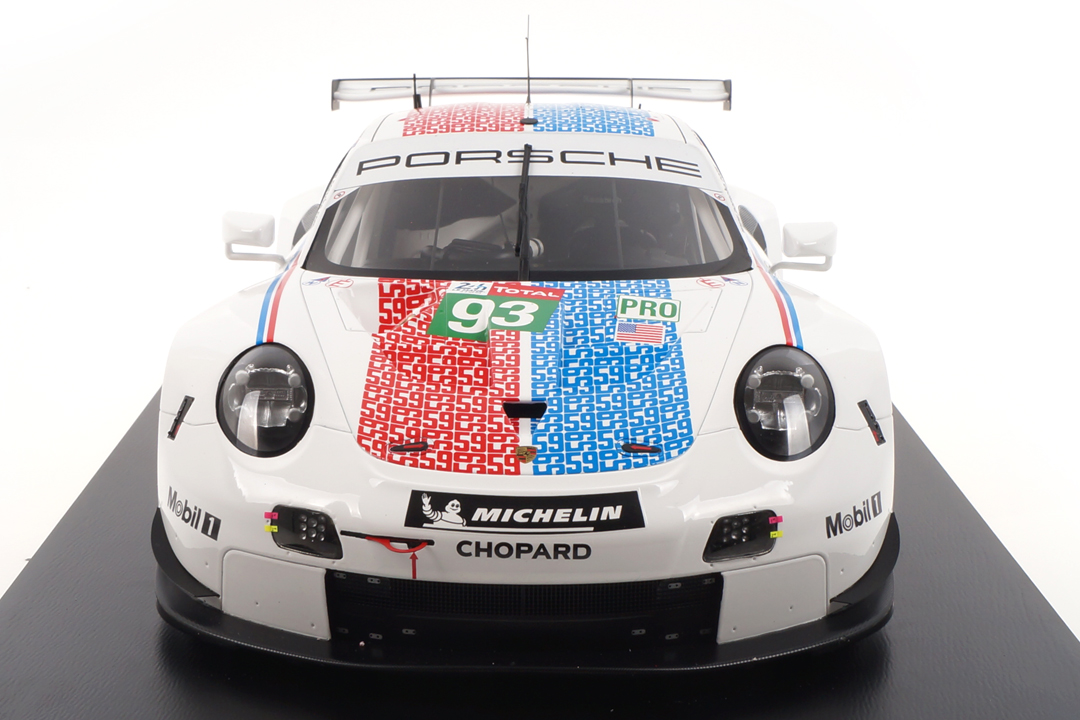Porsche 911 RSR 24h Le Mans 2019 Bamber/Pilet/Tandy Spark 1:12 12S020 Porsche 911 RSR 24h Le Mans 2019 Bamber/Pilet/Tandy Spark 1:12 12S020