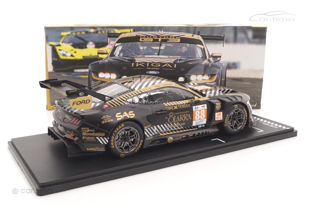 Ford Mustang GT3 24h Le Mans 2024 Roda/Pedersen/Olsen IXO 1:18 LEGTMUS-LM24088