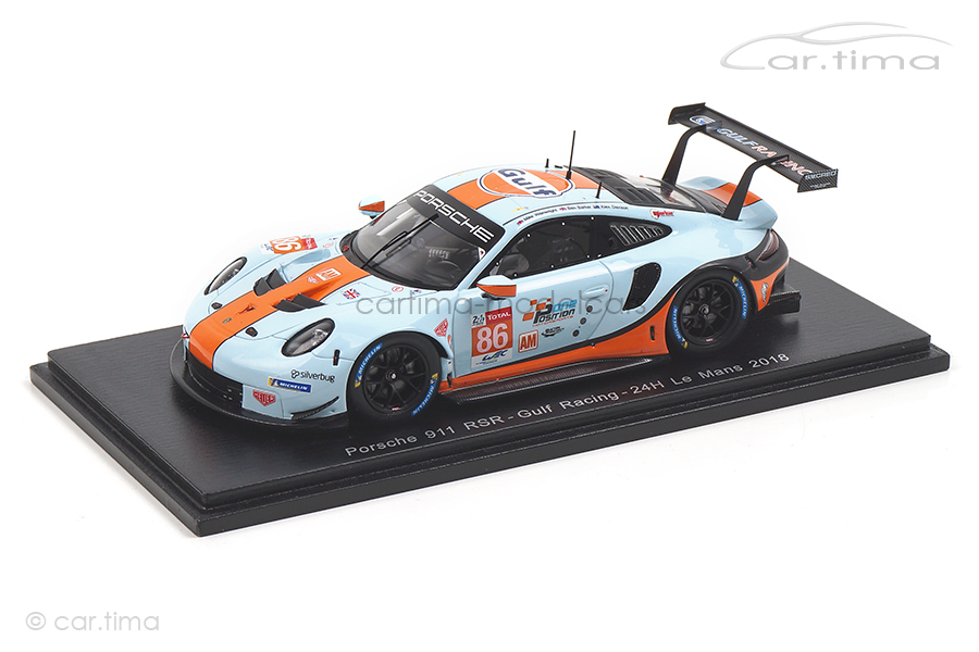 Porsche 911 RSR 24h Le Mans 2018 Barker/Davison/Wainwright Spark 1:43 S7041