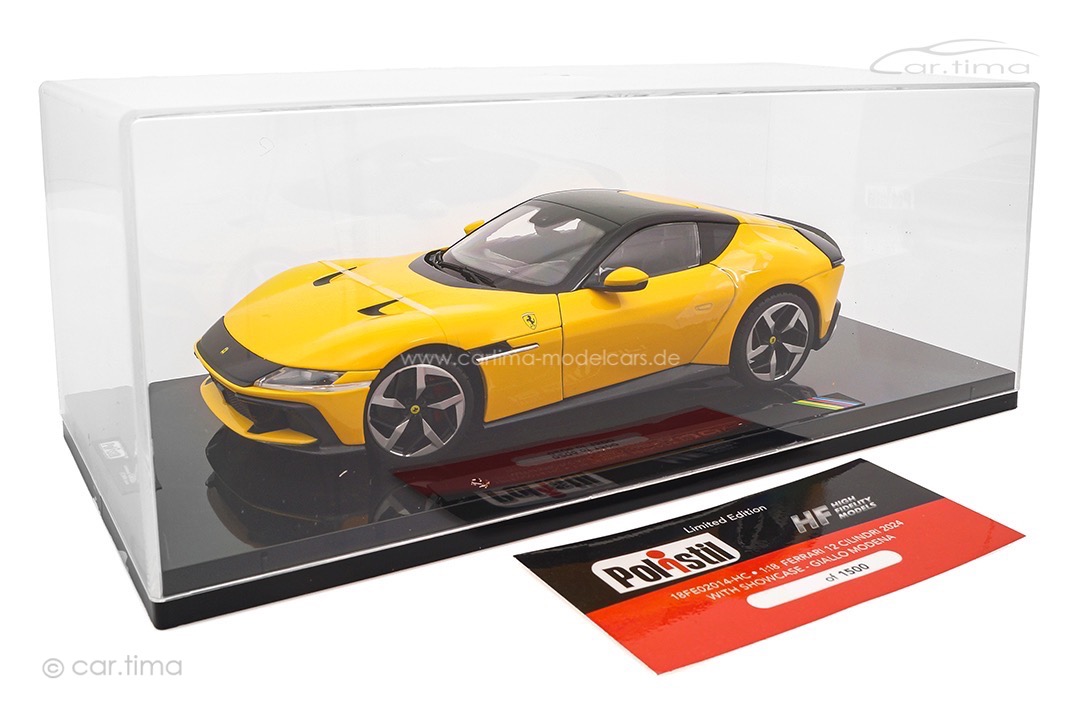 Ferrari 12Cilindri Giallo Modena Polistil 1:18 18FE02014-HC