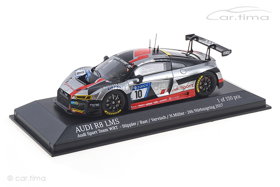Audi R8 LMS 24h Nürburgring 2017 Stippler/Rast/Vervisch Minichamps 1:43 437171710