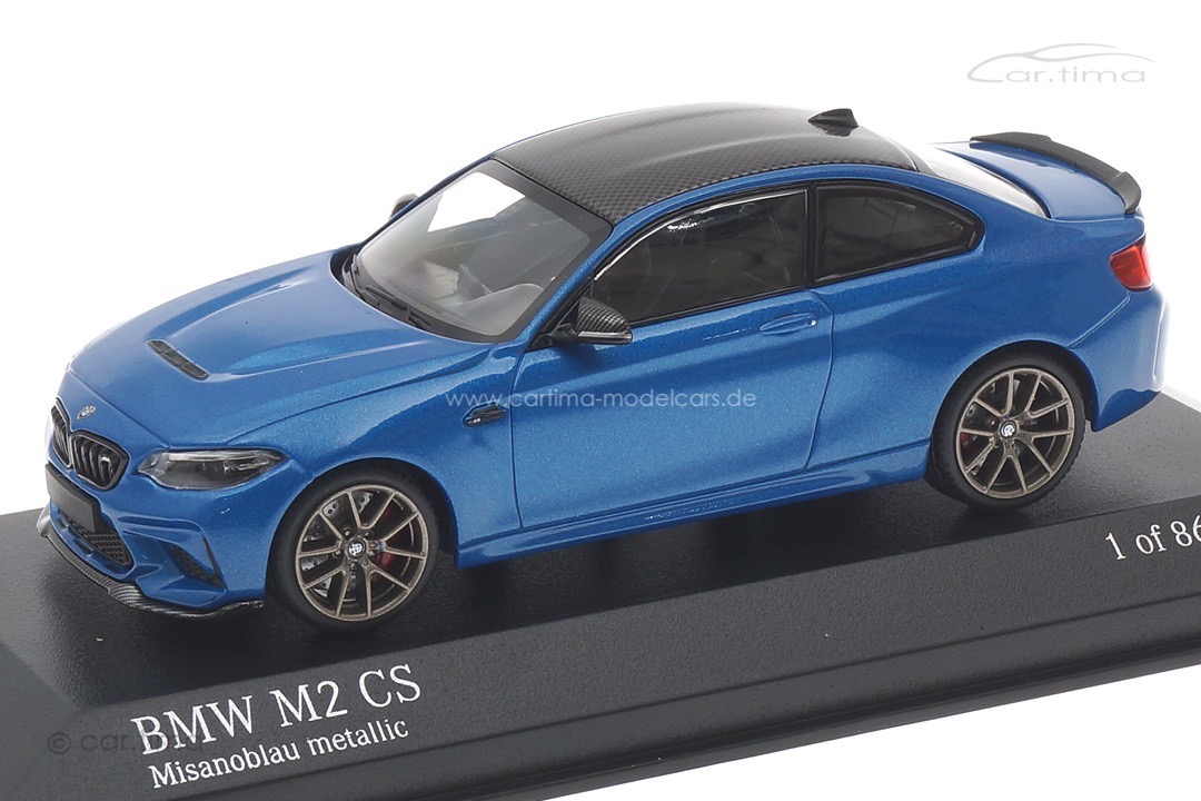 BMW M2 CS Misanoblaumet. Minichamps 1:43 410021025 BMW M2 CS Misanoblaumet. Minichamps 1:43 410021025