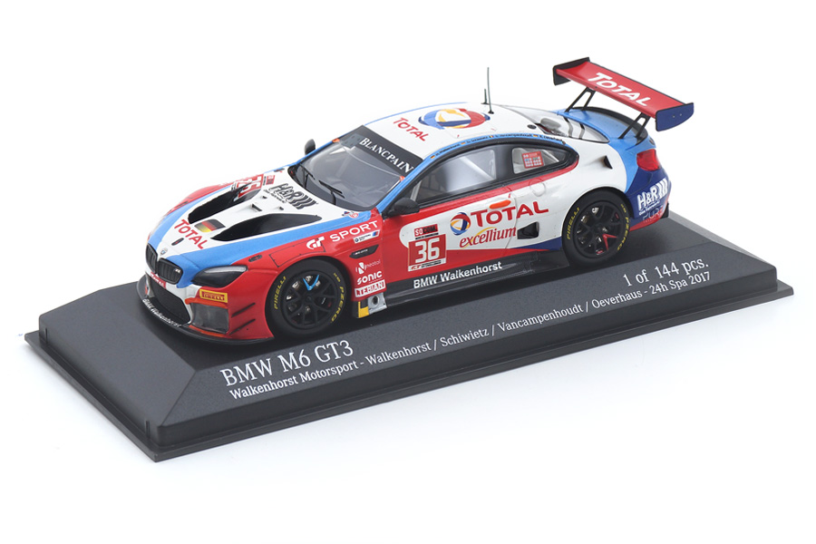 BMW M6 GT3 24h Spa 2017 Walkenhorst/Schwietz Minichamps 1:43 437172636