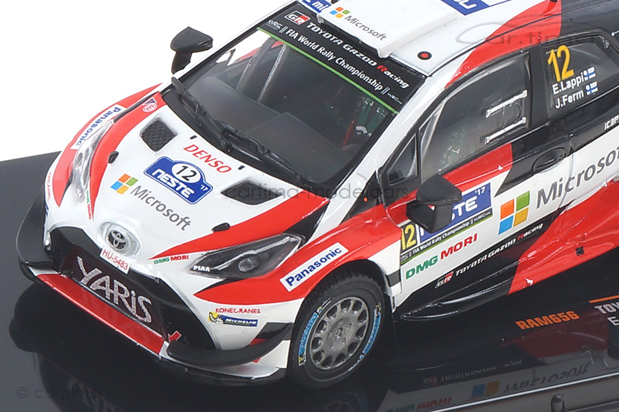 Toyota Yaris WRC Rallye Finnland 2017 Lappi/Ferm IXO 1:43 RAM656
