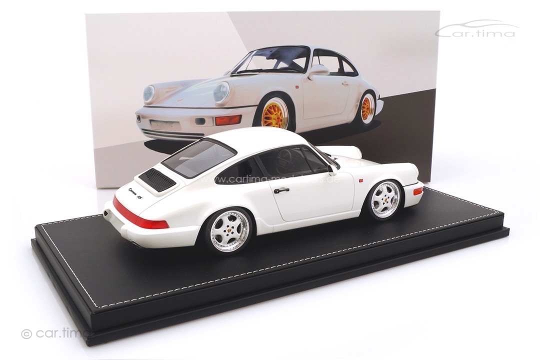 Porsche 911 (964) Carrera RS Grandprix-weiß Speedline Alufelgen car.tima CUSTOMIZED 1:18