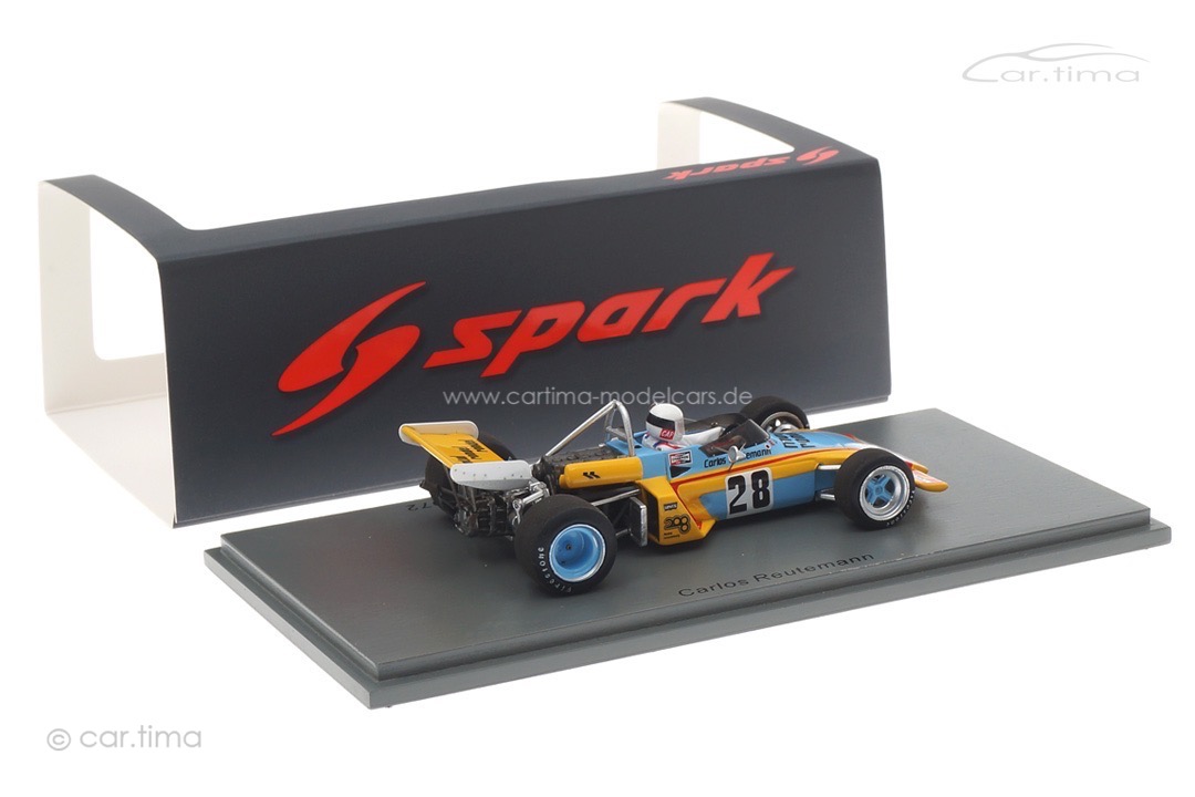 Brabham BT38 F2 Mallory Park 1972 Carlos Reutemann Spark 1:43 S7435 Brabham BT38 F2 Mallory Park 1972 Carlos Reutemann Spark 1:43 S7435