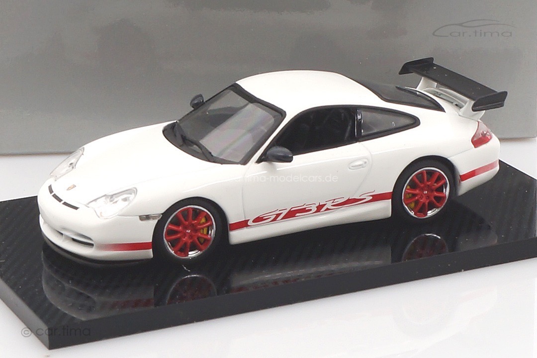 Porsche 911 (996) GT3 RS white/red Minichamps 1:43 WAP02011214