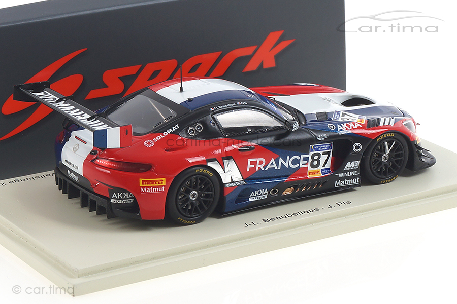 Mercedes-AMG GT3 Vallelunga 2019 Beaubelique/Pla Spark 1:43 S6311 Mercedes-AMG GT3 Vallelunga 2019 Beaubelique/Pla Spark 1:43 S6311
