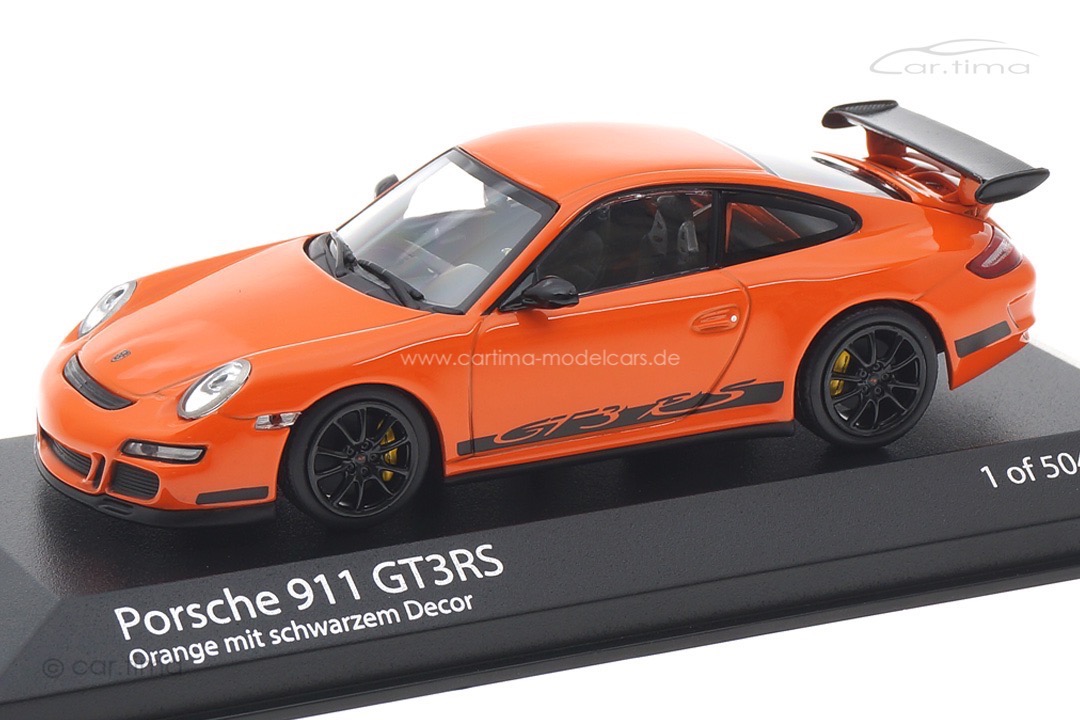 Porsche 911 (997) GT3 RS orange/Dekor schwarz Minichamps 1:43 403066010 Porsche 911 (997) GT3 RS orange/Dekor schwarz Minichamps 1:43 403066010
