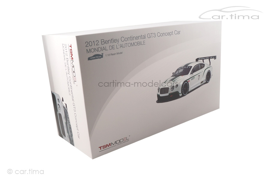 Bentley Continental GT3 Concept Car 2012 TSM 1:18 TSM131804R