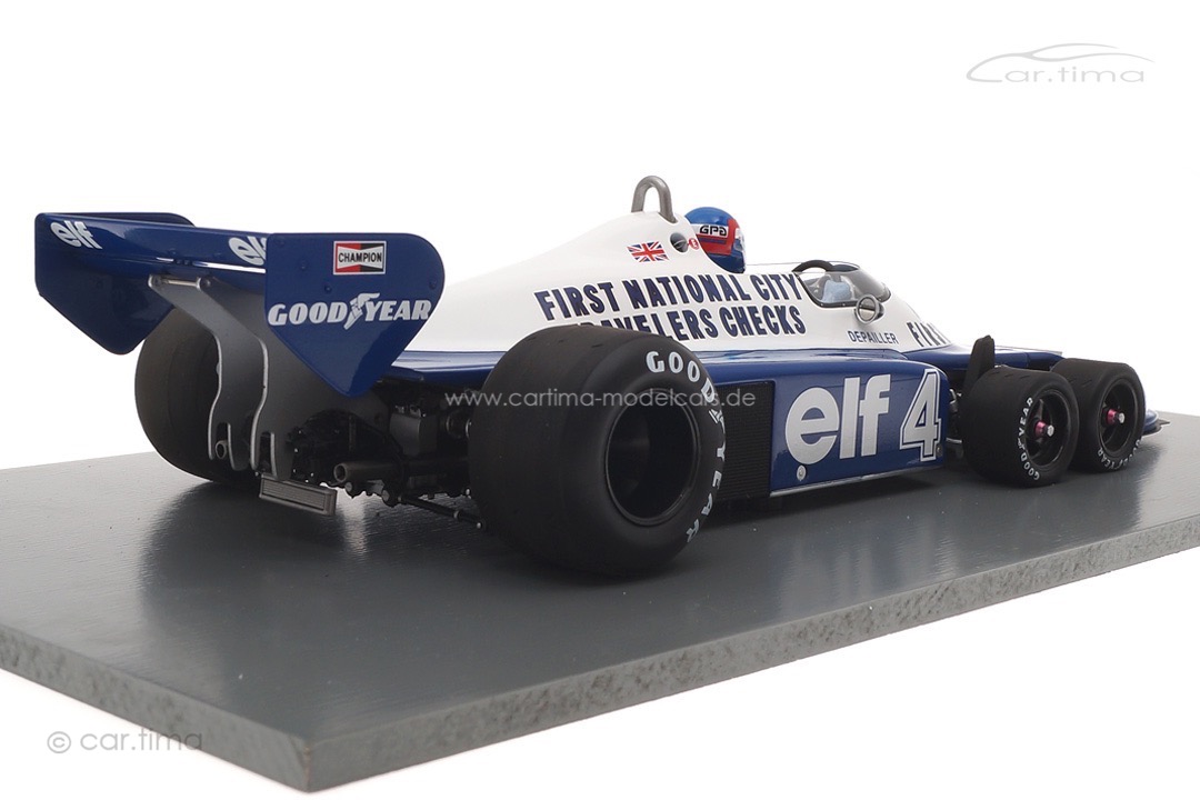 Tyrrell P34 GP Kanada 1977 Patrick Depailler Spark 1:18 18S574 Tyrrell P34 GP Kanada 1977 Patrick Depailler Spark 1:18 18S574