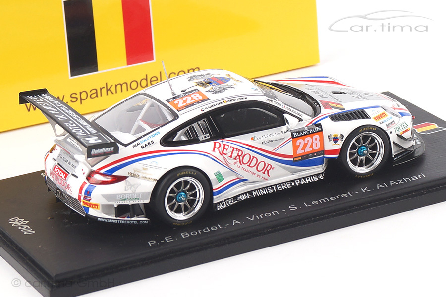 Porsche 911 (997 II) GT3 R 24h Spa 2014 Bordet/Lemeret/Al Azhari Spark 1:43 SB084 Porsche 911 (997 II) GT3 R 24h Spa 2014 Bordet/Lemeret/Al Azhari Spark 1:43 SB084