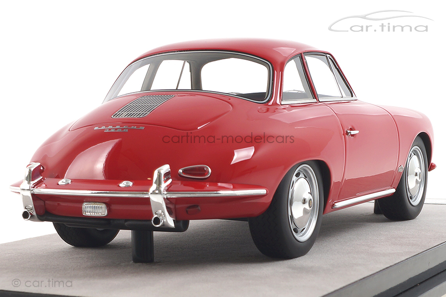 Porsche 356 Karmann Hardtop rot Tecnomodel 1:18 TM18-143B Porsche 356 Karmann Hardtop rot Tecnomodel 1:18 TM18-143B