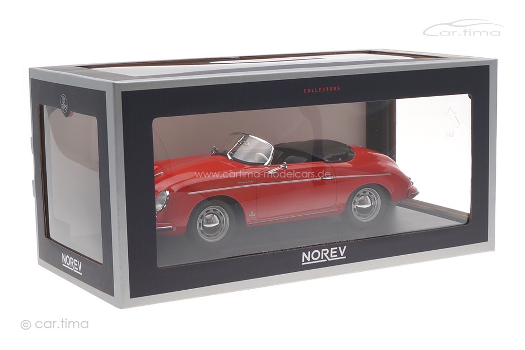 Porsche 356 Speedster 1954 rot Norev 1:18 187461 Porsche 356 Speedster 1954 rot Norev 1:18 187461