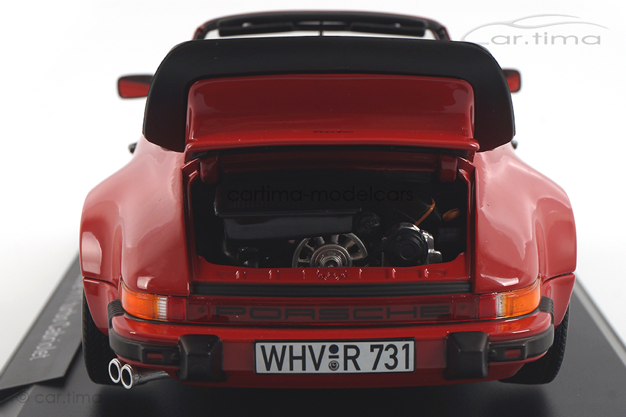 Porsche 911 (930) Turbo Cabriolet 3.3 Indischrot Norev 1:18 187664 Porsche 911 (930) Turbo Cabriolet 3.3 Indischrot Norev 1:18 187664
