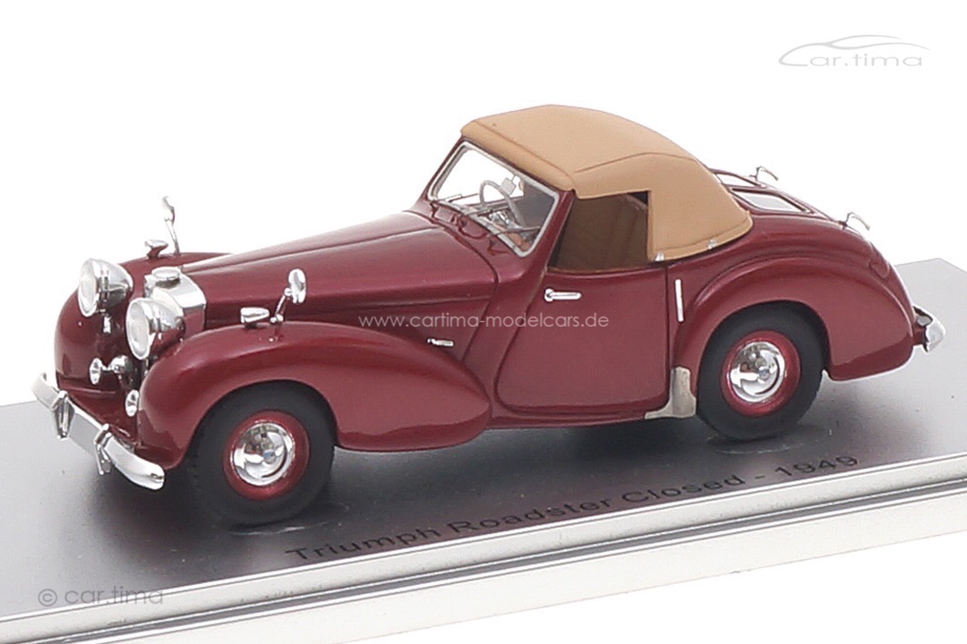 Triumph Roadster Closed 1949 rot met. Kess 1:43 KE43057001 Triumph Roadster Closed 1949 rot met. Kess 1:43 KE43057001
