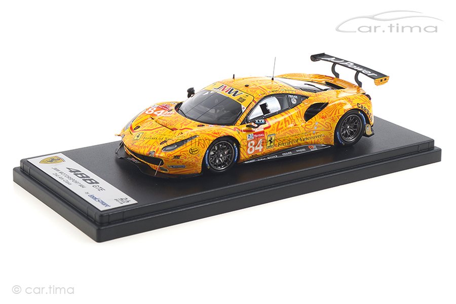 Miniature Ferrari 488 1/43 Look Smart GTE No.62 WeatherTech Racing WeatherTech 24h Le Mans 2019 C Macneil R Smith T Vilander