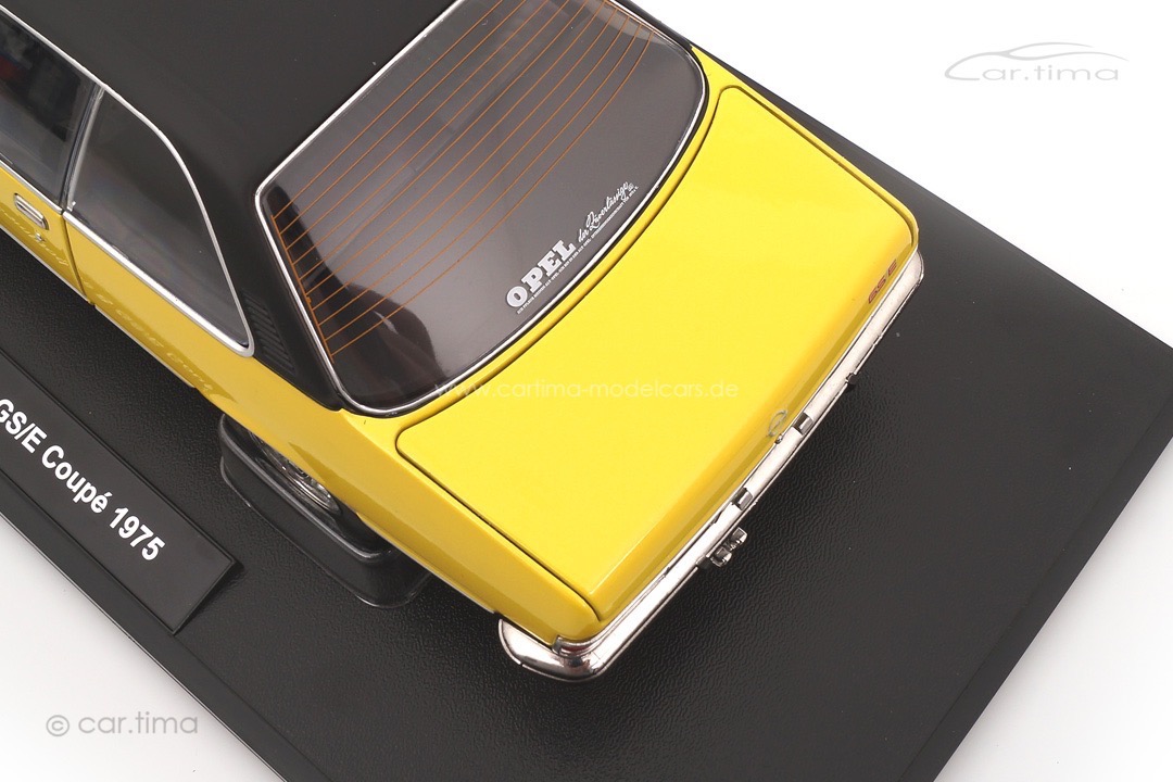Opel Commodore B GS/E Coupé gelb Touring 1:18 18048003