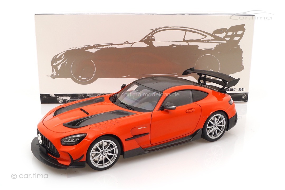Mercedes-Benz AMG GT Black Series orange/Rad silber Minichamps 1:18 110032024
