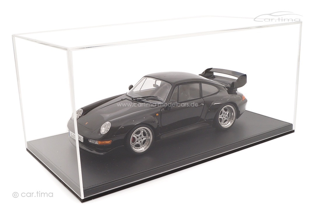 Porsche 911 (993) GT2 Schwarz inkl. Vitrine KK Scale 1:12 KKDC120286S-VIT