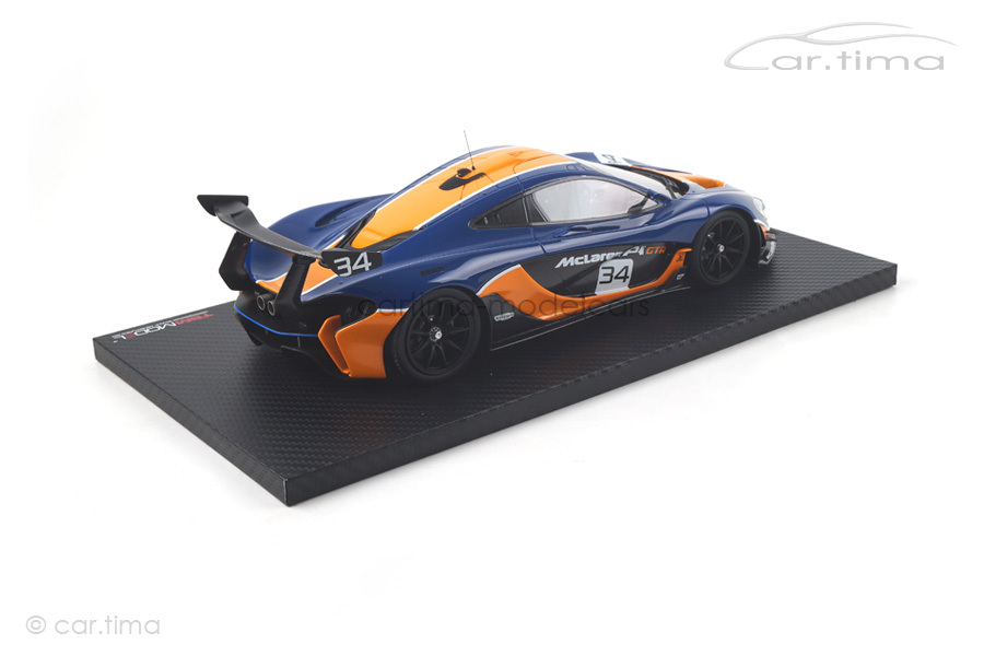 McLaren P1 GTR blau/orange TSM 1:18 TSM181008R