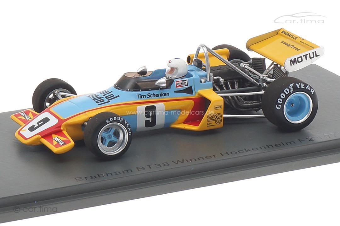 Brabham BT38 Winner F2 Hockenheim 1972 Tim Schenken Spark 1:43 S7438 Brabham BT38 Winner F2 Hockenheim 1972 Tim Schenken Spark 1:43 S7438