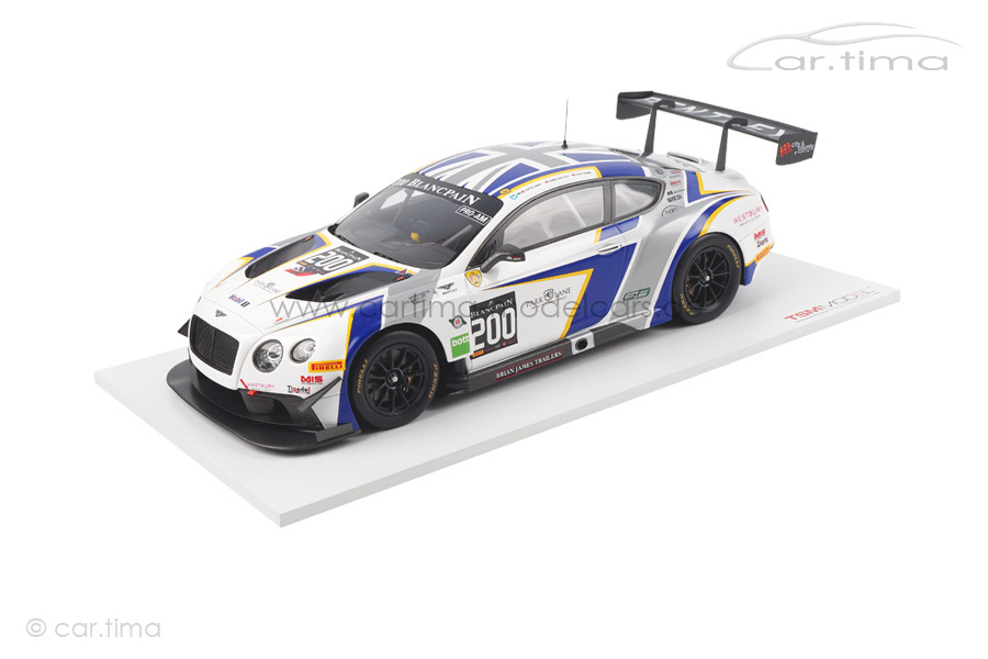 Bentley Continental GT3 Blancpain Endurance Series 2014 TSM 1:18 TSM151837R