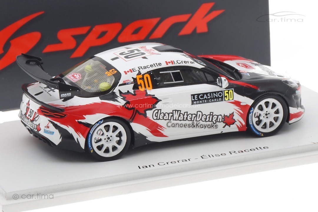 Alpine A110 Rally Rallye Monte Carlo 2022 Crerar/Racette Spark 1:43 S6702 Alpine A110 Rally Rallye Monte Carlo 2022 Crerar/Racette Spark 1:43 S6702