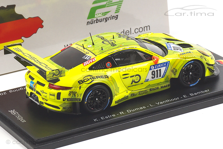 Porsche 911 GT3 R 24h Nürburgring 2018 Bamber/Dumas/Estre Spark SG421 Porsche 911 GT3 R 24h Nürburgring 2018 Bamber/Dumas/Estre Spark SG421