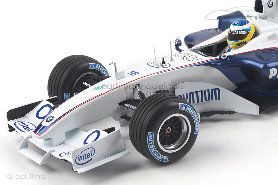 Sauber BMW C24B F1 Test 2006 Nick Heidfeld Minichamps 1:18 100060902 Sauber BMW C24B F1 Test 2006 Nick Heidfeld Minichamps 1:18 100060902