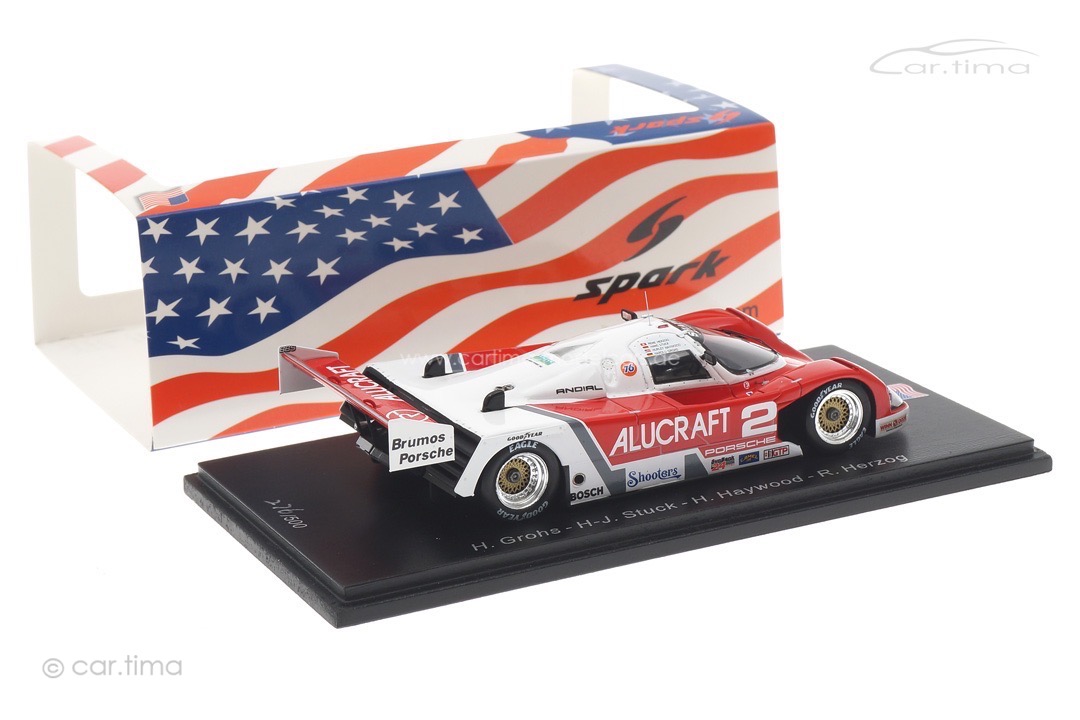 Porsche 962 C 24h Daytona 1990 Grohs/Stuck/Haywood/Herzog Spark 1:43 US243 Porsche 962 C 24h Daytona 1990 Grohs/Stuck/Haywood/Herzog Spark 1:43 US243