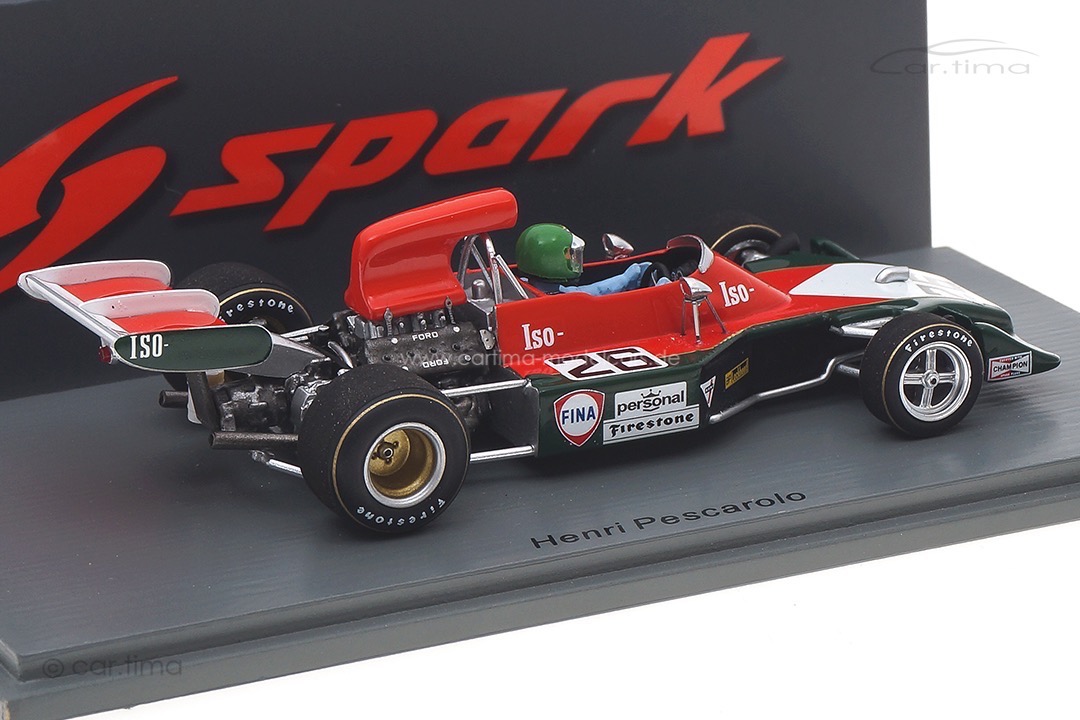 Iso IR GP Frankreich 1973 Henri Pescarolo Spark 1:43 S7571 Iso IR GP Frankreich 1973 Henri Pescarolo Spark 1:43 S7571