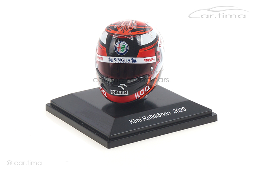 Helm/Helmet Alfa Romeo Sauber F1 Team 2020 Kimi Räikkönen Spark 1:8 HSP054 Helm/Helmet Alfa Romeo Sauber F1 Team 2020 Kimi Räikkönen Spark 1:8 HSP054