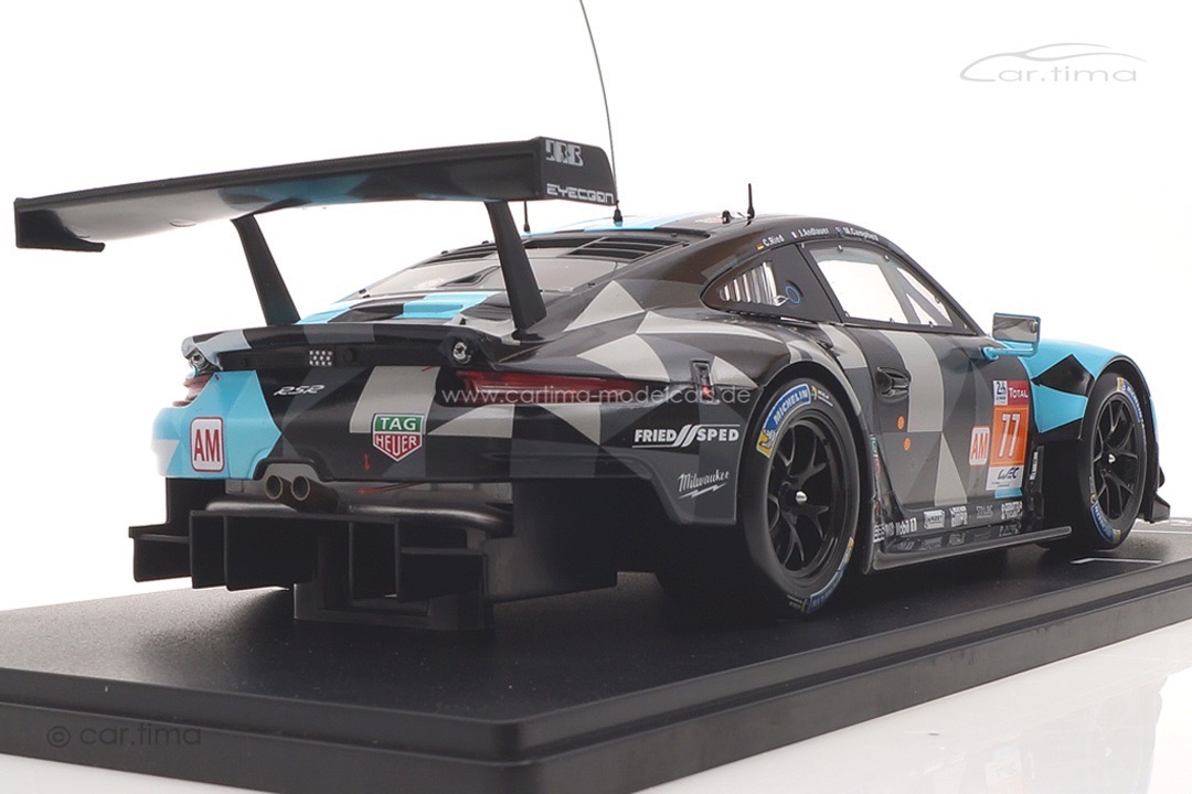Porsche 911 RSR Winner LMGTE-Am 24h LeMans 2018 Campbell/Ried/Andlauer IXO 1:18 LEGT18007 Porsche 911 RSR Winner LMGTE-Am 24h LeMans 2018 Campbell/Ried/Andlauer IXO 1:18 LEGT18007