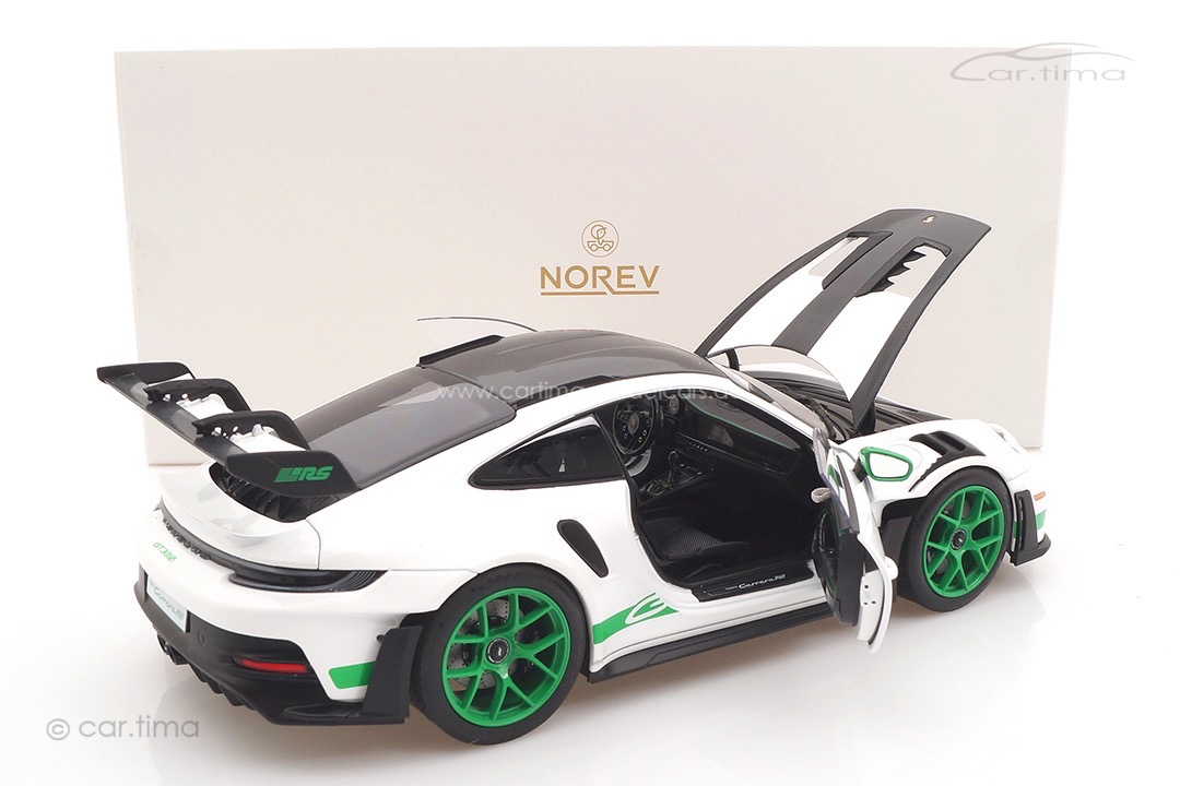 Porsche 911 (992) GT3 RS Tribute to Carrera RS Weiß/Pythongrün Norev 1:18 187372