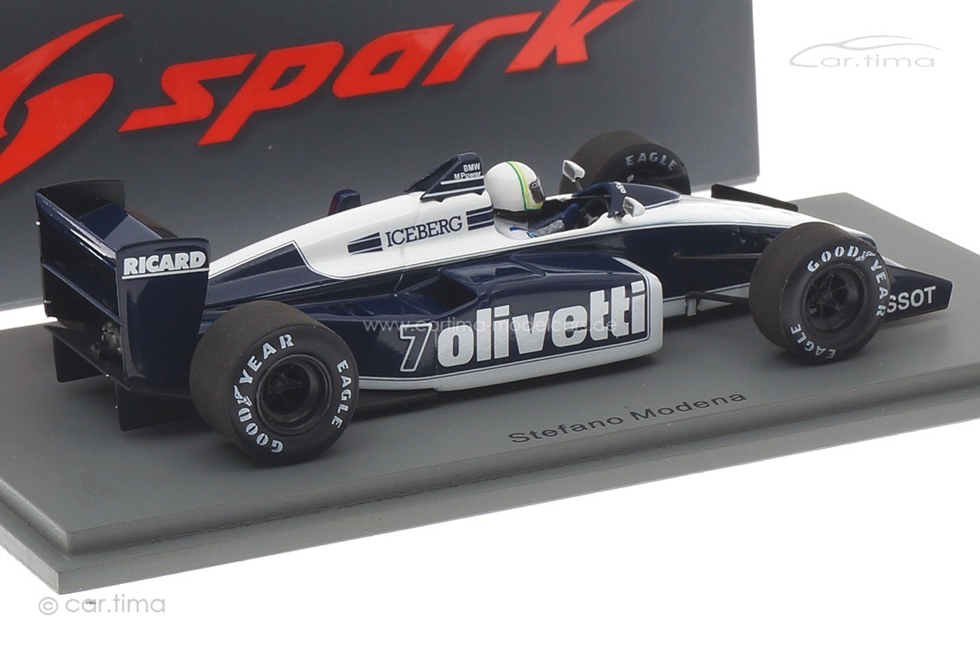 Brabham BT56 GP Australien 1987 Stefano Modena Spark 1:43 S7108 Brabham BT56 GP Australien 1987 Stefano Modena Spark 1:43 S7108